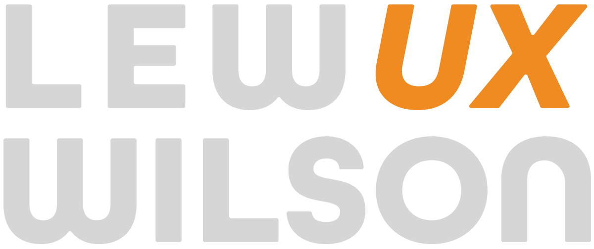 Lew Wilson UX Logo